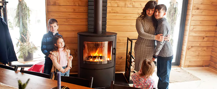 Morso Cast Iron Fireplace Insert Installation in Lawrence, Massachusetts