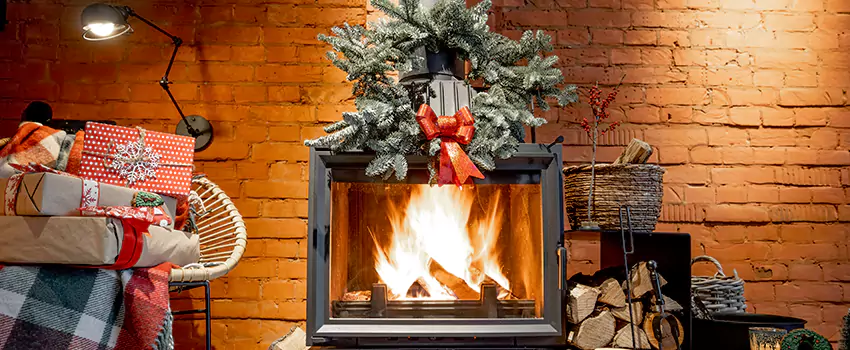 Travis Industries Linear Gas Fireplace Installation in Lawrence, Massachusetts